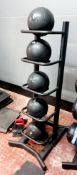 Medicine Ball Set to Include; 3kg, 5kg, 7kg, 9kg, 12kg Balls and Rack.