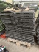 Approx. 100 x Gym Gear - 30mm Black with Grey Fleck, Premium Rubber, Gym Floor Tile (1m x 0.5m) & 30