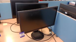3 x Acer V246HL 24in LCD Computer Monitors (without power leads)