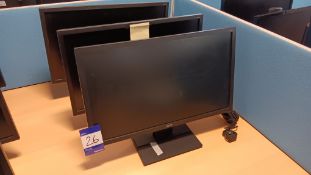 3 x Acer V246HL 24in LCD Computer Monitors (without power leads)
