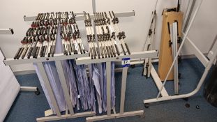 2 x Vistaplan Hanging Plans Rails Plus One Other