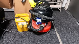Numatic NRV240 110V Vacuum Cleaner (no tools) with 110V Transformer