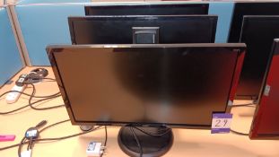 3 x Acer K242HL 24in LCD Computer Monitors (without power leads)