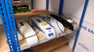 4 x Fellowes A3 Laminators comprising of 3 x Cosmic 2 and 1 x Saturn 3i