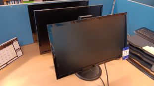 3 x Acer K242HL 24in LCD Computer Monitors