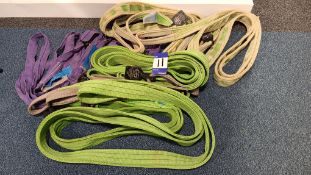 6 x Lifting Straps & Two Slings