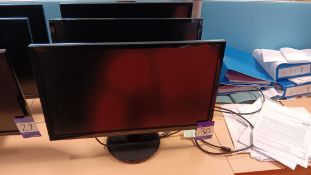 3 x Acer K242HL 24in LCD Computer Monitors (without power leads)