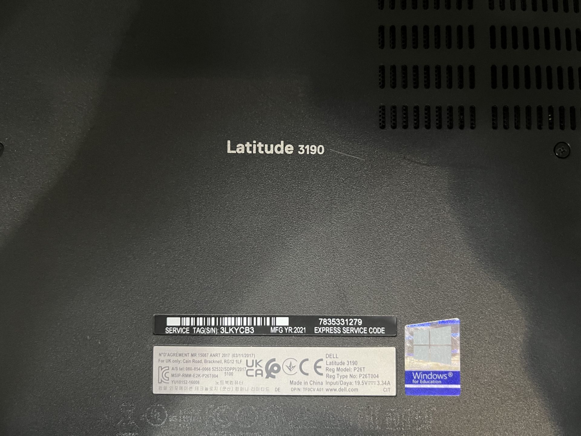 2x Dell Latitude 3190 Laptops - SSD Removed - Image 4 of 7