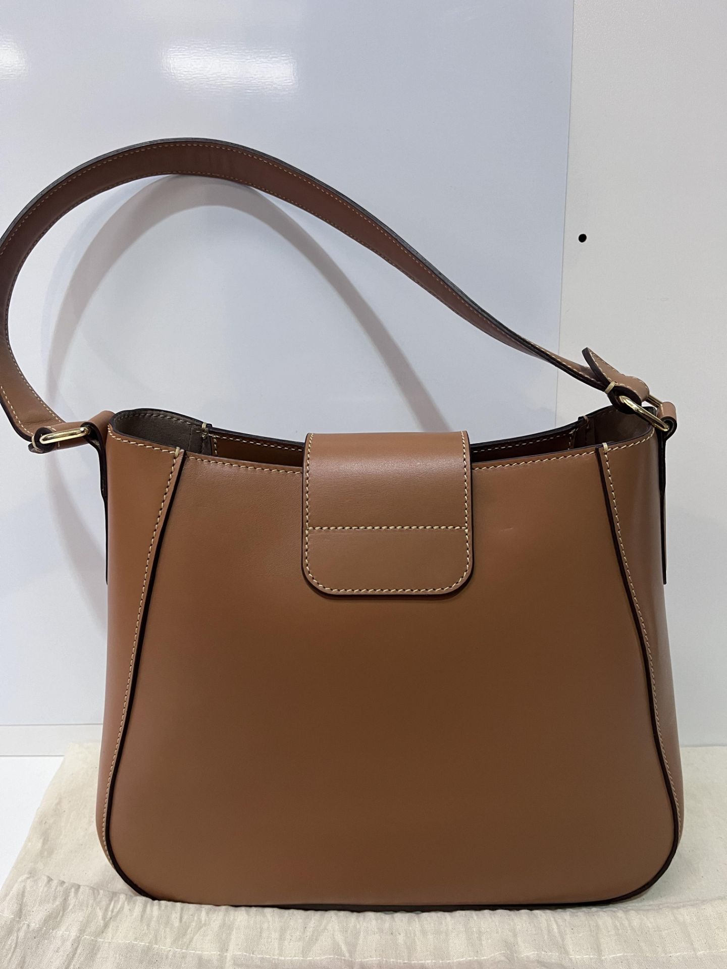Tusting Hazel Hobo Leather Bag - Tan - Image 4 of 4