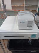Star TSP100 Future Print (TSP143111W) Label Printer and Till Drawer