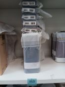 12x Memo Bottle 'Slim' Silicone Sleeves - Midnight Blue