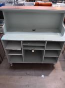 Painted Wooden Shop Counter