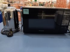 Panasonic NNE28JBM Microwave and a Duolit CVJK13 Kettle