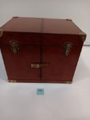 Tan Leather Champagne Case