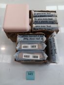 10x Memo Bottle 'A6' Silicone Sleeves; 3x Pale Coral, 7x Midnight Blue