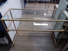 Glass Shelved Hallway Table/Console Table