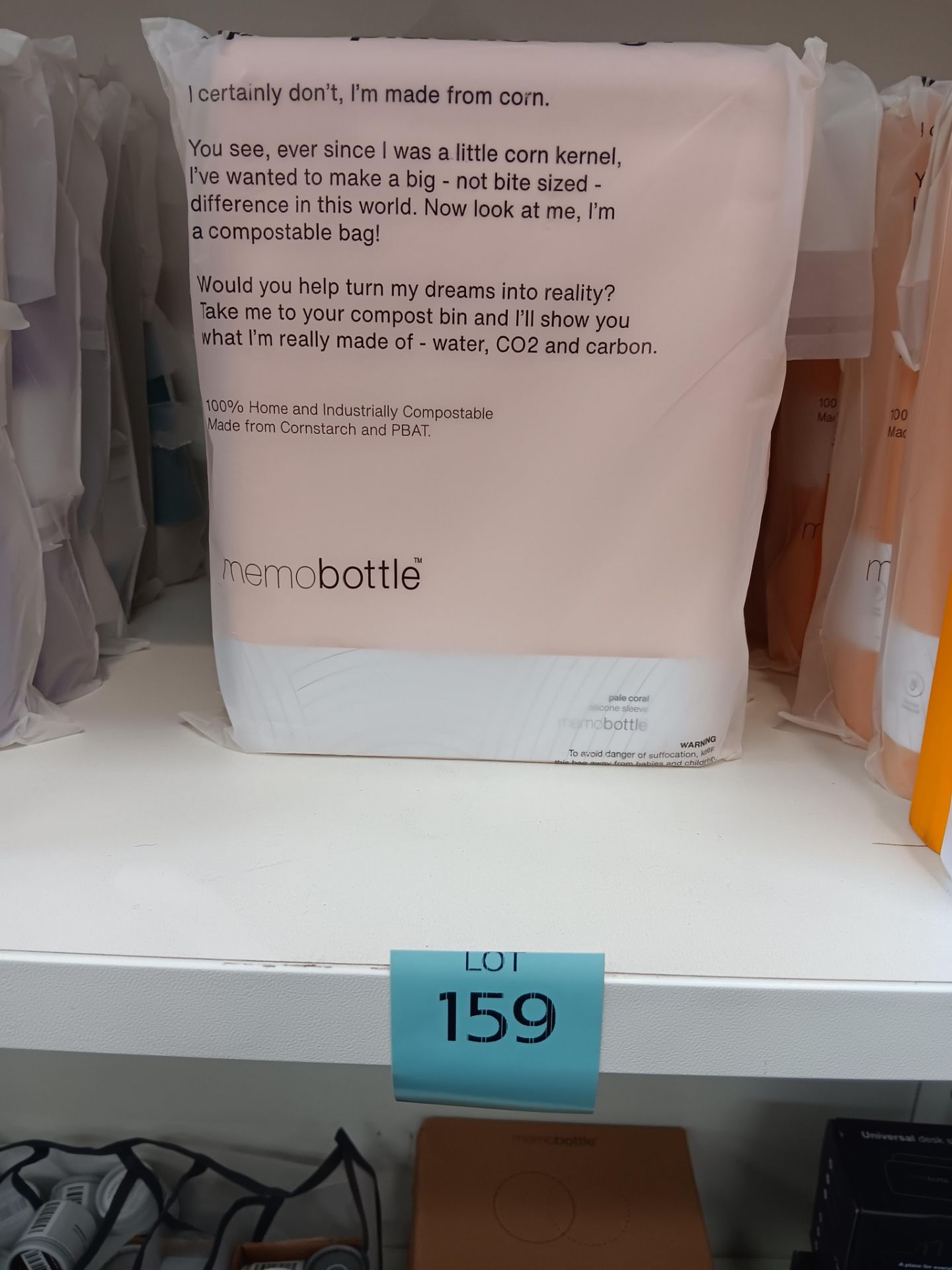6x Memo Bottle 'A5' Silicone Sleeves - Pale Coral