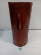 Tan Leather Umbrella Holder