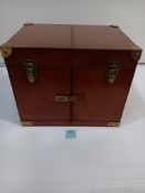 Tan Leather Champagne Case