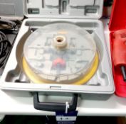 Laser ceiling hole cutter