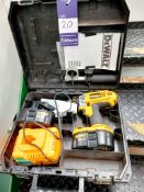 Dewalt DC925 drill with 2 x batteries & charger