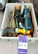 Bosch GWS.7-115 grinder with various discs