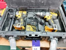 Dewalt DCD996 drill & Dewalt DCF887 impact drill with charger