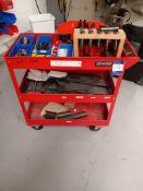 Senator 3 tier mobile trolley & quantity of tooling