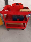 Senator 3 tier mobile trolley & quantity of tooling