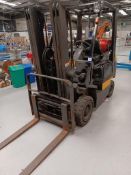 Nissan PD01Ai5PO LPG Forklift Truck non-runner, Hour’s unknown