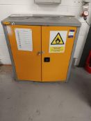 Probe flammable liquids cabinet