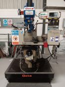 Gate PBM-RM2000 milling machine Serial number 201708007, Year Aug 2017 with Fagor Innova Digital