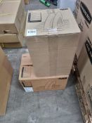 2x Boxes Magazine Filing Trays - 1x blue & 1x black