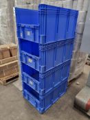 4x Large Plastic Storage Containers
