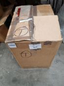 Qty of assorted plastic bin lids & trays