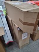 4x 'Novap' Red & White Bollards