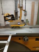 Kolle KS340 dimension saw Fab No. 98-AT-29 1998. Purchaser responsible for electrical