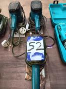 3 Makita 9046 240v sanders