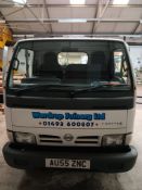 Nissan Cabstar 35.13 dropside, Registration AU55 ZNC, odometer reading approx. 355,630 miles,