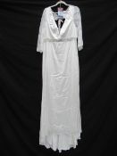 Floral Wedding Dress - Size 22