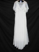 Shein Curve Short Sleeve Wedding Dress - Size XL