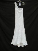 Sleeveless Sequined Party Dress - Size 10