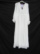 Shein Curve Floral Wedding Dress - Size 4XL