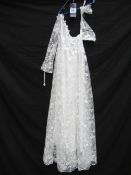 Floral Wedding Dress - Size XL