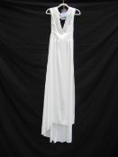 Sleeveless Wedding Dress - Size L