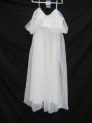 Sleeveless Wedding Dress - 2XL