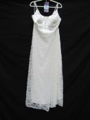 Shein Curve Sleeveless Floral Wedding Dress - Size 3XL