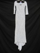 Sequened Wedding/Party Dress - Size 6-8