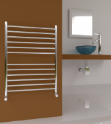 SS201 Midi Flat 600 Radiator by SBH with Electronic Temperature Control. H810 x W600mm. RRP £649.80