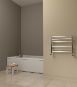SS300 Baby Flat 520 Radiator by SBH in Anthracite Finish. H440 x W520mm. RRP £311.82.